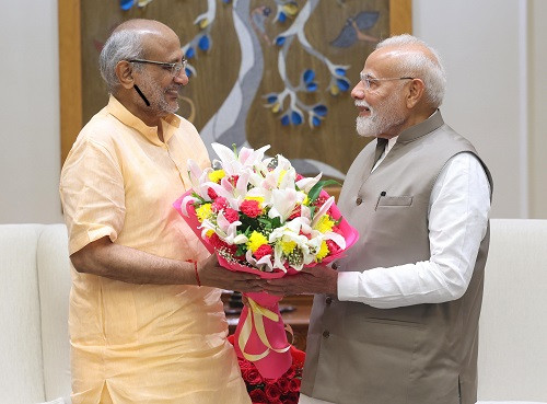 CP Radhakrishnan arrives in Delhi