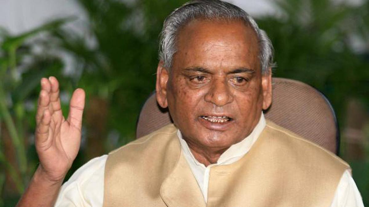 Former Uttar Pradesh chief minister Kalyan Singh