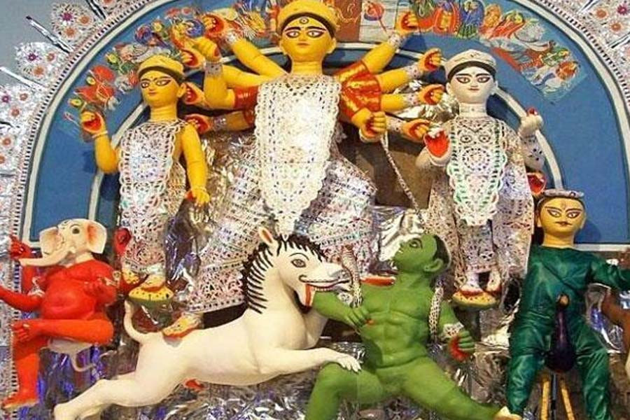 Goddess Durga lion vehicle story