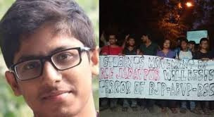 March demanding the release of Hindol Majumdar