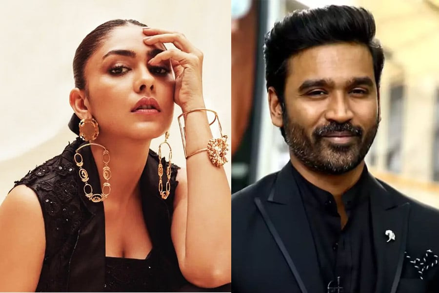 Dhanush Mrunal Thakur relationship