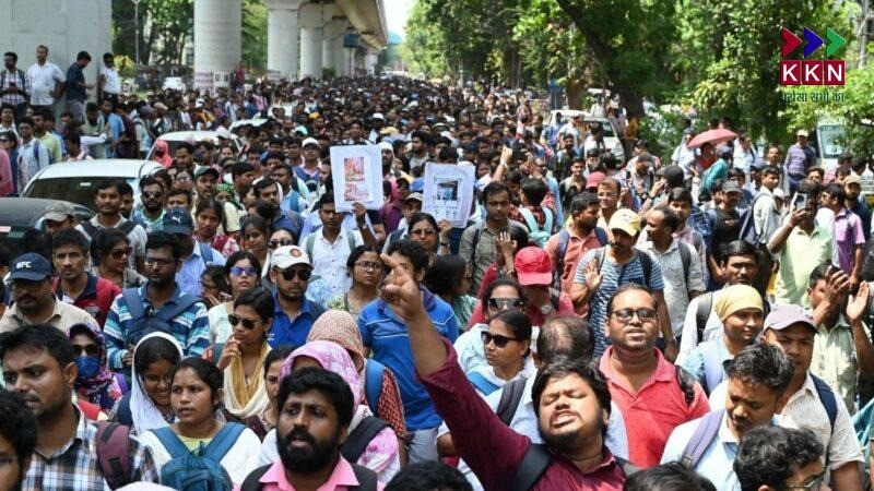 unemployed teachers protest
