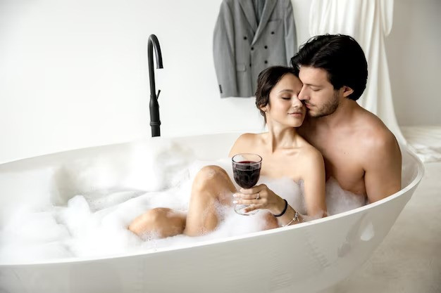Romantic relationship couple in love together