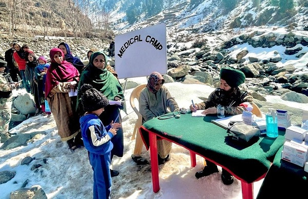 Indian Army Organizes Free Medical Camp in Poonch’s Karmara Area