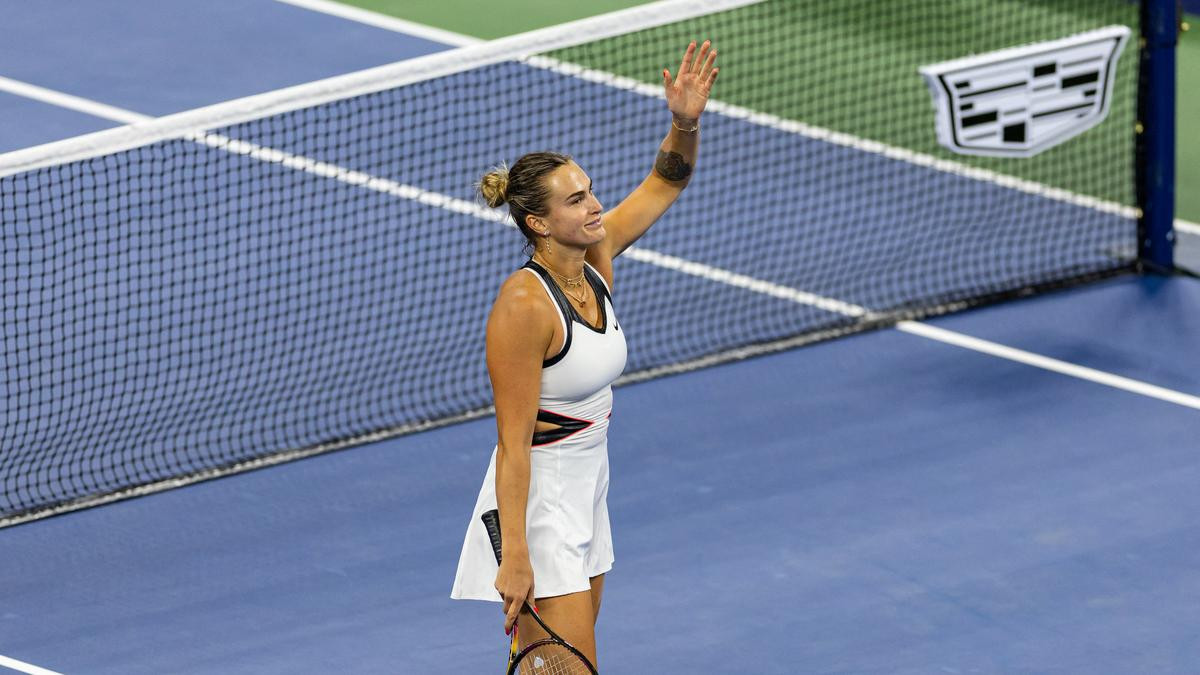 Defending US Open champion Aryna Sabalenka