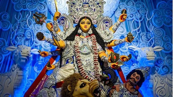 Durga's weapons symbolism