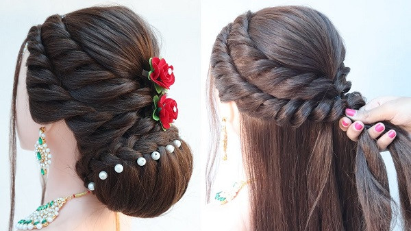 Hair Buns for Durga Puja