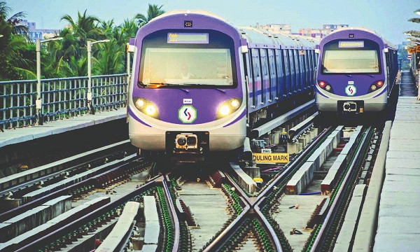 Heavy Rain Cripples Kolkata Metro Train Services