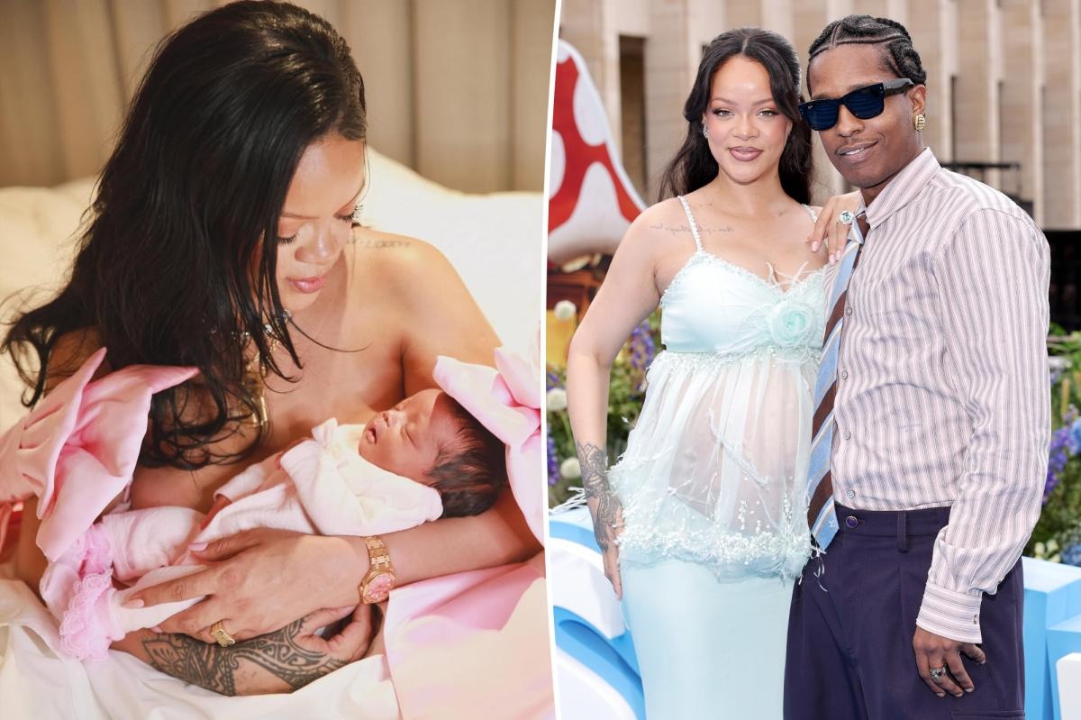 rihanna gives birth to baby girl her third child with aap rocky