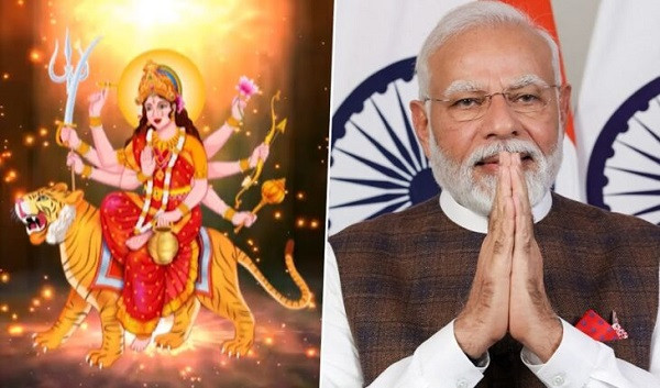 PM Modi extended warm wishes of Shardiya Navratri