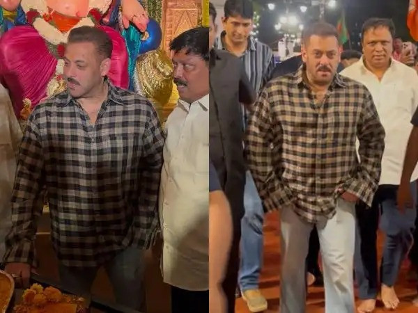 Salman Khan Visits Minister Ashish Shelar’s Home for Ganpati Darshan