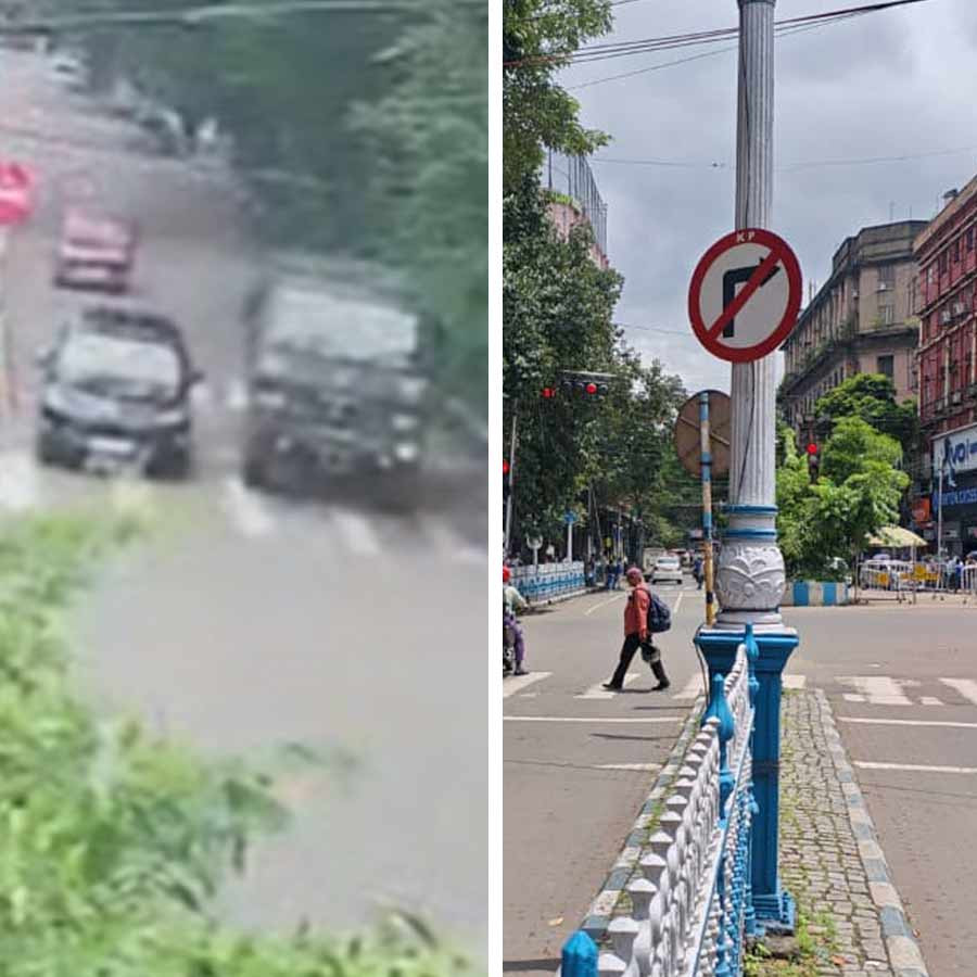 Reckless truck in Mahakaran area, Kolkata Police stops it in time