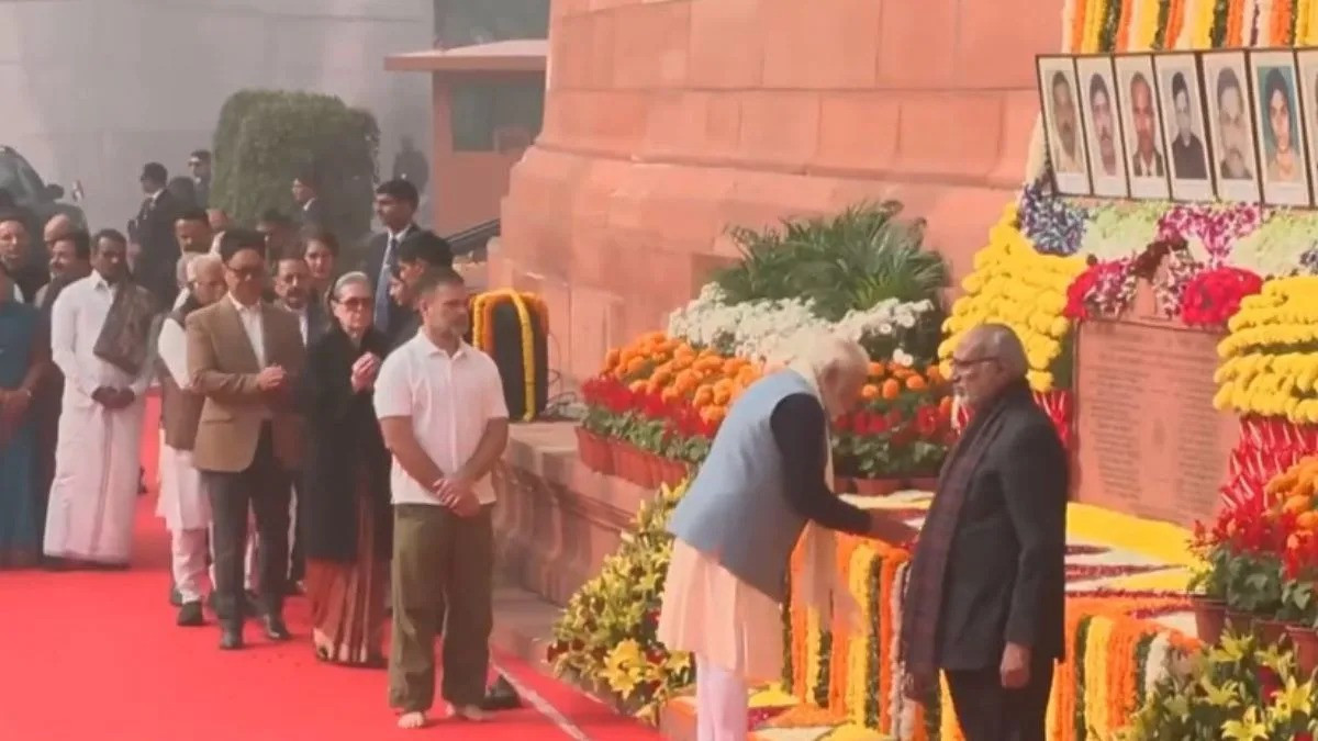 PM Modi, leaders pay tribute to martyrs on 24th anniversary of Parliament attack