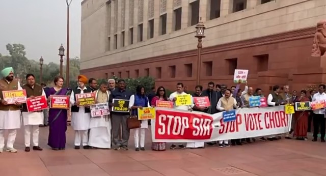 Opposition MPs Stage Protest In Parliament